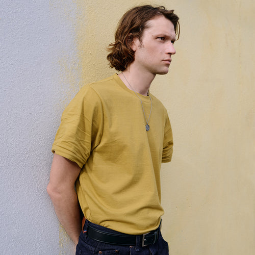 T-shirt Homme 100% Coton Bio Olive - Atelier Tuffery