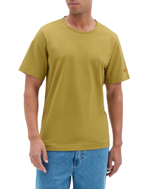T-shirt Homme 100% Coton Bio Olive - Atelier Tuffery