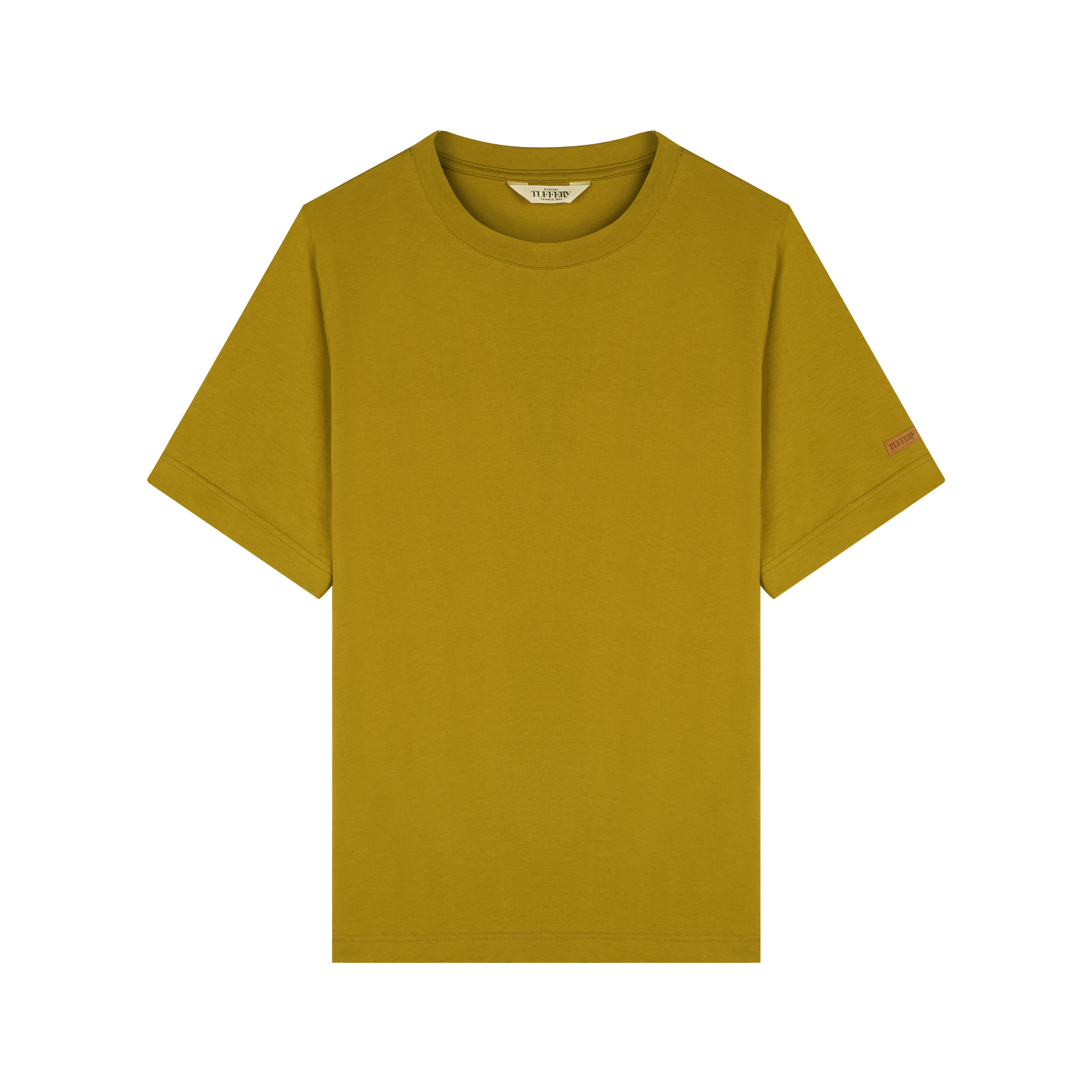 T-shirt Homme 100% Coton Bio Olive | Atelier Tuffery