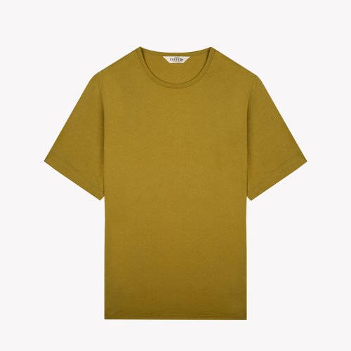 T-shirt Homme 100% Coton Bio Olive - Atelier Tuffery