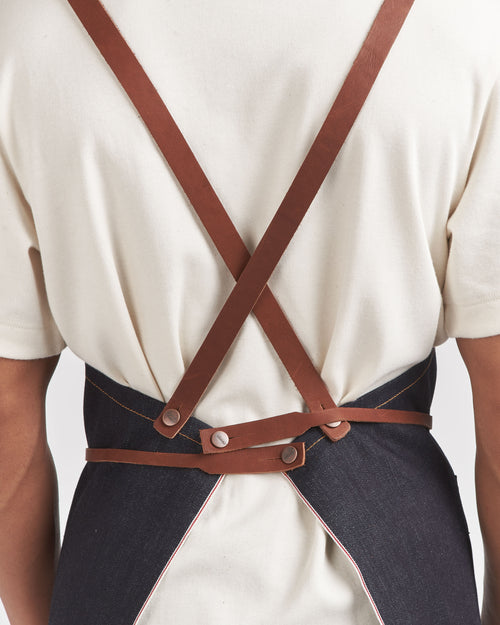 Tablier long en jean Brut Selvedge - Atelier Tuffery