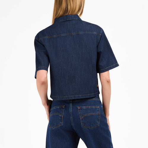 Top Femme court Stonewashed - Mont-Lozère - Atelier Tuffery