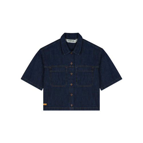 Top Femme court Stonewashed - Mont-Lozère - Atelier Tuffery