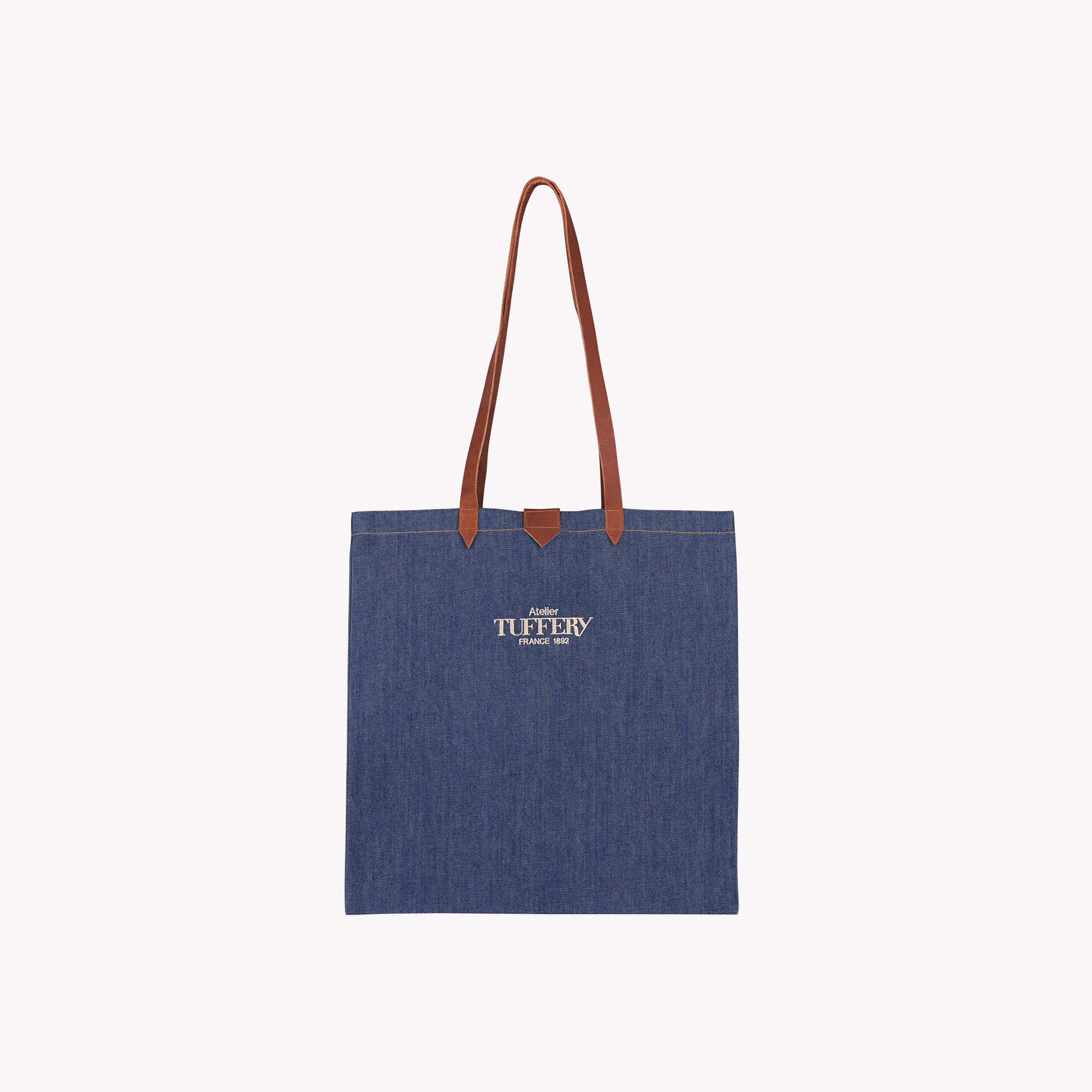 Atelier TUFFERY トートバッグ ローデニム＆レザー | Atelier Tuffery