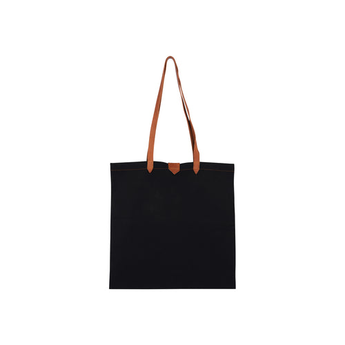 Black jeans and leather tote bag - Atelier Tuffery