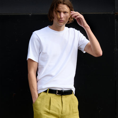 メンズ Tシャツ 100% オーガニックコットン ホワイト - Atelier Tuffery