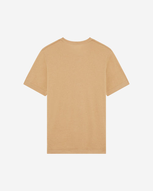 T-shirt Homme laine française café - Atelier Tuffery