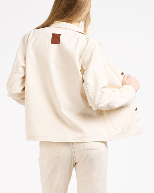 Veste femme en jean Écru - Méjean - Atelier Tuffery