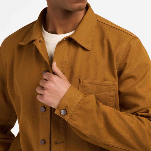 Veste homme courte Camel - Méjean - Atelier Tuffery