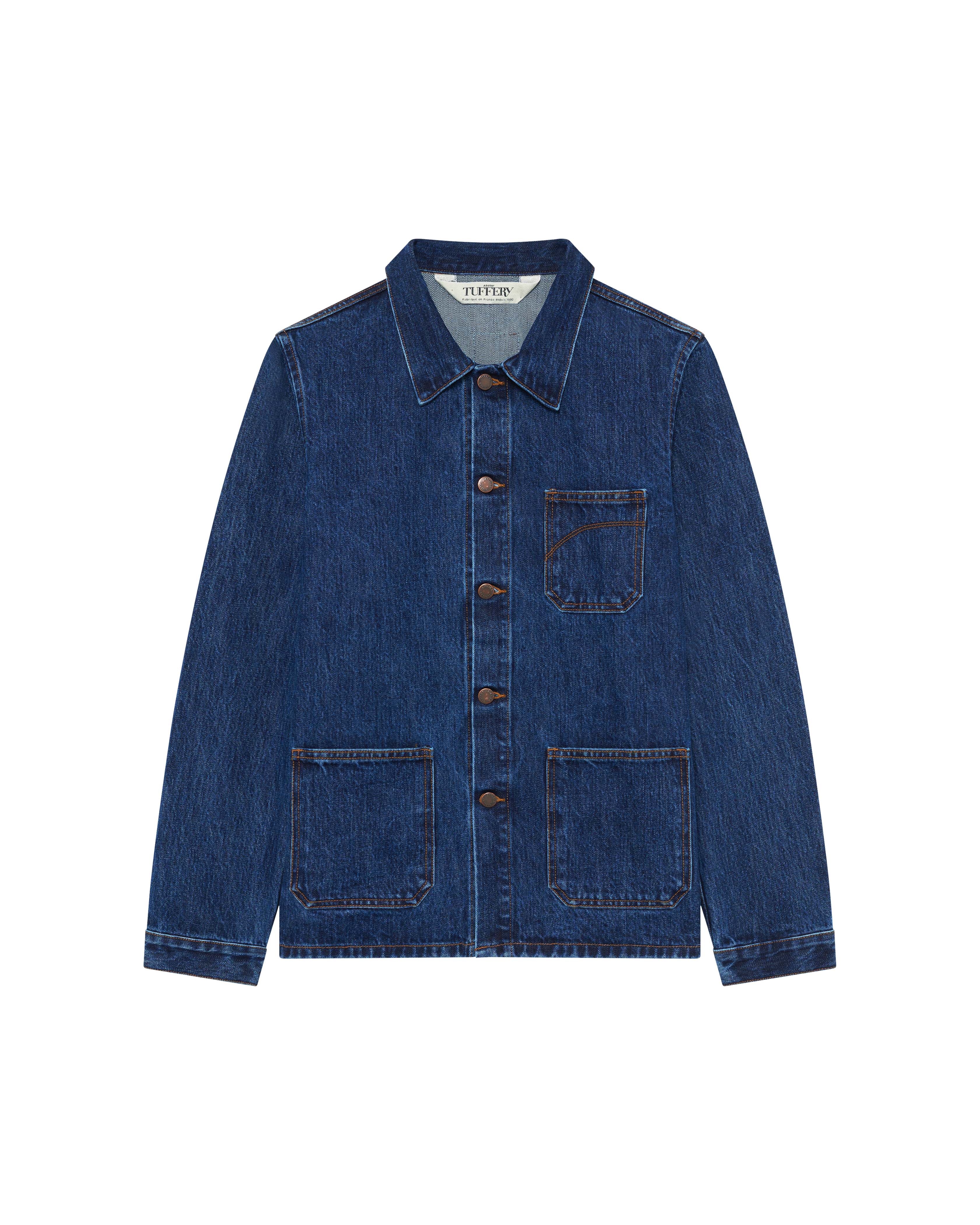 Veste Homme droite stonewashed - Méjean | Atelier Tuffery