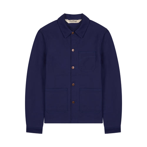 Moleskine short denim unisex jacket - Atelier Tuffery