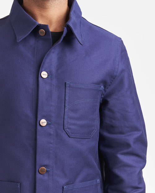 Veste homme en jean courte Moleskine - Méjean - Atelier Tuffery