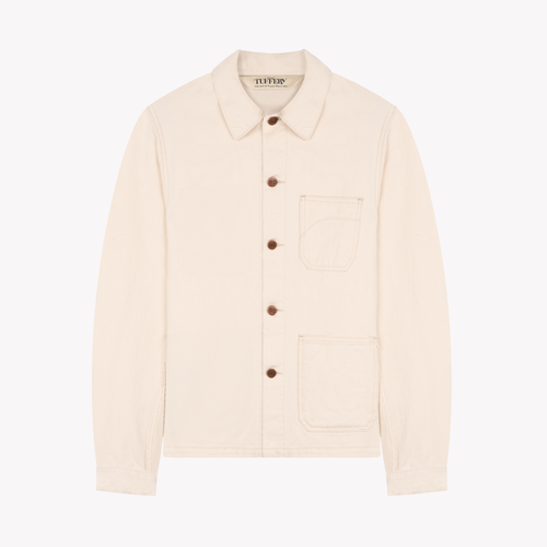 Veste femme en jean Écru - Méjean - Atelier Tuffery