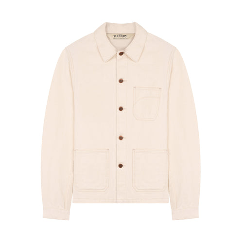 Veste homme en jean Écru - Méjean - Atelier Tuffery