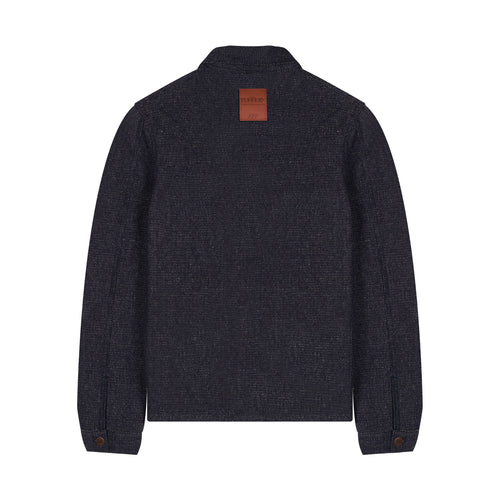 Veste homme en jean Laine Française - Méjean - Atelier Tuffery